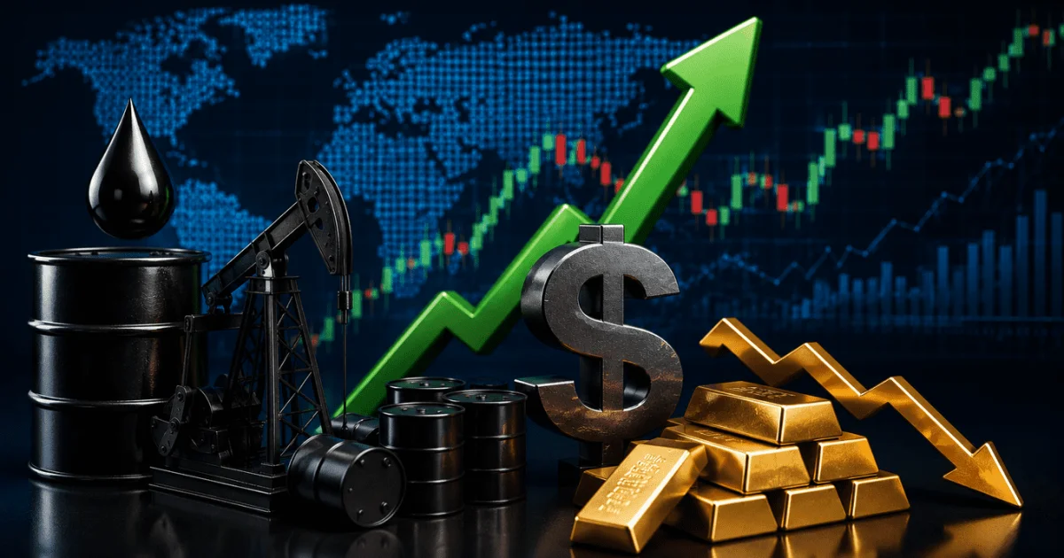 Markets Open the Week Cautiously as Oil Rises, Dollar Strengthens and Gold Slips