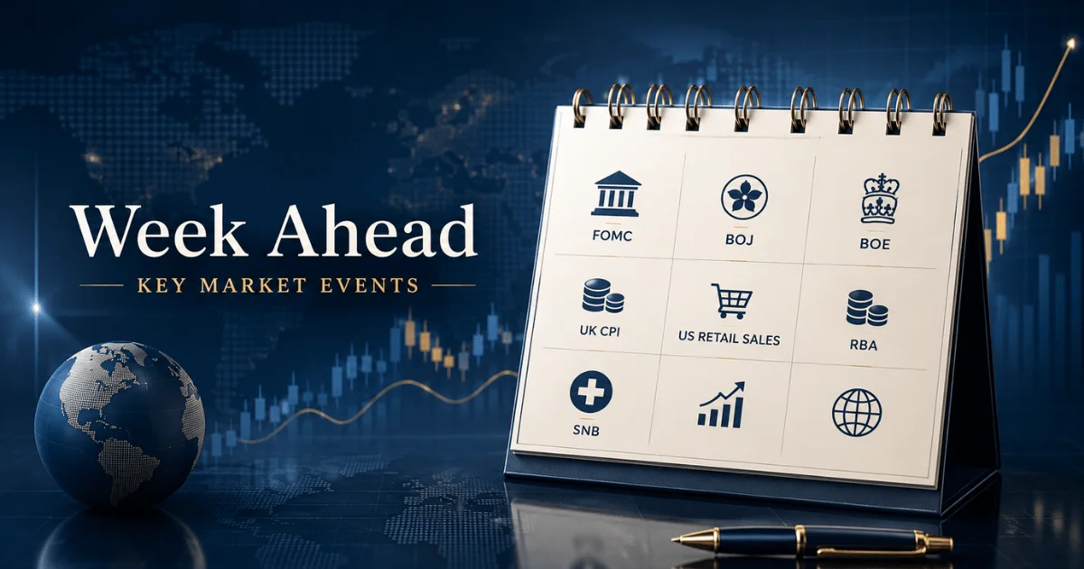 Week Ahead: Central Banks, Inflation and Retail Sales Set to Drive Market Volatility
